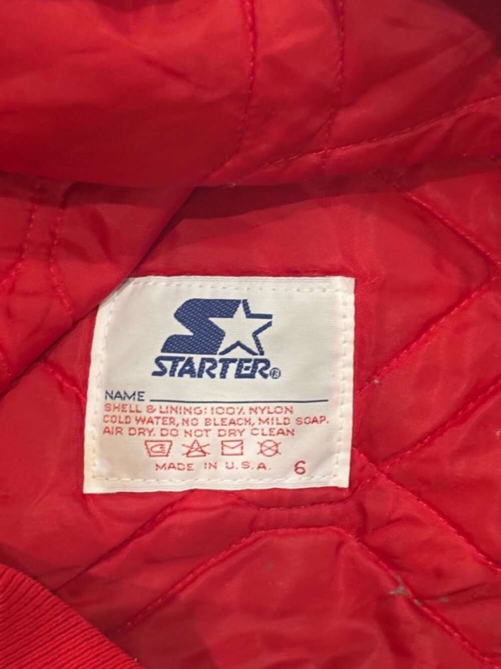 Vintage Starter San Francisco 49ers Authentic NFL Pro Line Satin Jacket Men's XL - Picture 8 of 8